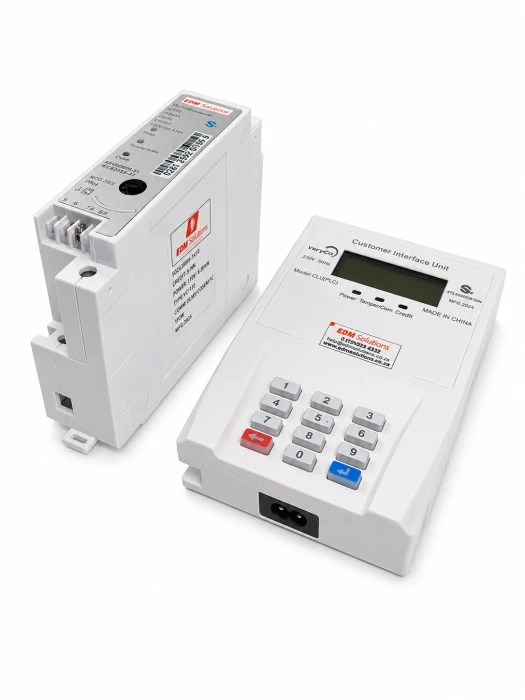 VeryCo VC1100 DINM22-CIP single phase prepaid electricity meter and customer interface unit