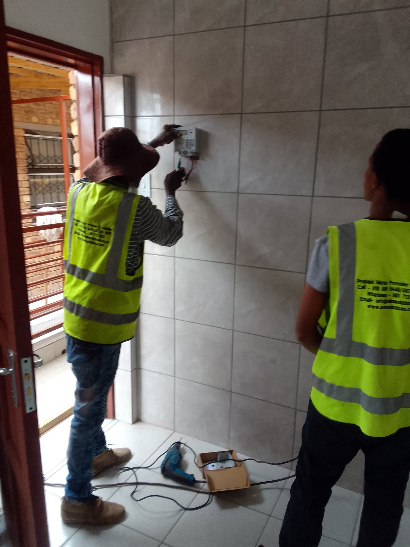 Midrand Rental Development – 30 Prepaid Electricity Meter Installation photograph 2
